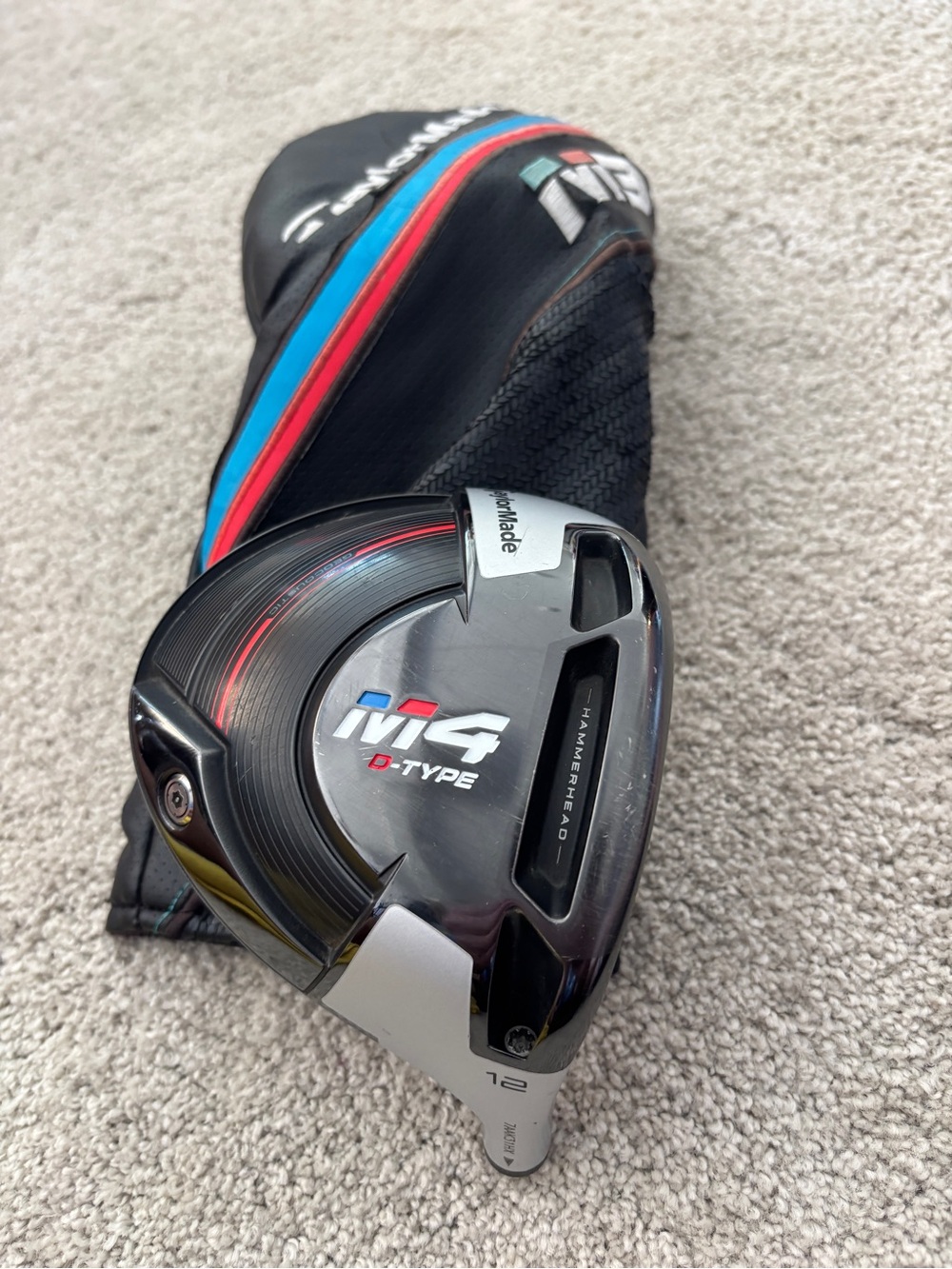 TaylorMade M4 D-type Driver Head with cover…12 degree.. excellent condition